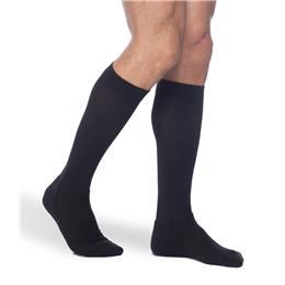 Image of SIGVARIS Cushioned Cotton 15-20mmHg - Size: A - Color: BLACK