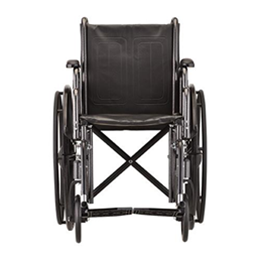 Image of 16" Steel Wheelchair with Detachable Desk Arms and Footrests - 5165S 5