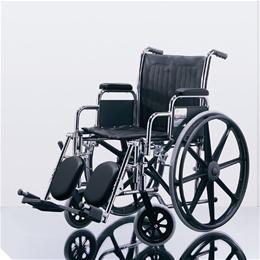 Image of WHEELCHAIR EXCEL MDS806150 NAVY UPHOL 1