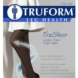 Image of 0264 TRUFORM Ladies' Trusheer Thigh High Stockings 6