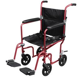 Image of Flyweight Lightweight Transport Wheelchair With Removable Wheels 2
