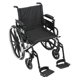 Image of 22" WHEEL CHAIR, Aluminum Viper Plus GT - Deluxe High Strength, Lightweight, Dual Axle 2