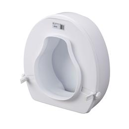 Image of Raised Toilet Seat With Lock And Lid 4