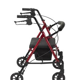 Image of Adjustable Height Rollator With 6" Wheels 4