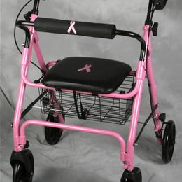Image of ROLLATOR PINK BREAST CANCER AWARENESS 1
