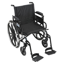 Image of 18" ALUMINUM VIPER PLUS GT- DELUXE HIGH STRENGTH, LIGHTWEIGHT, DUAL AXLE, BUILT IN SEAT EXTENSION 2