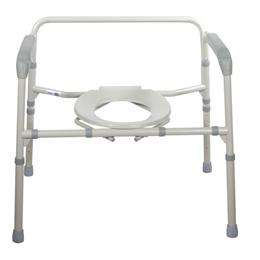 Image of Heavy Duty Bariatric Folding Bedside Commode Seat 4