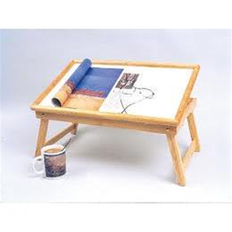 Image of Bed Tray Wooden-Tilt 2