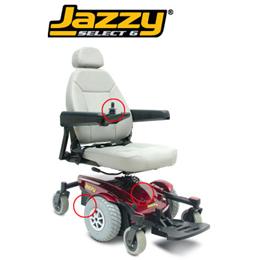 Image of Pride Mobility Power Chair Jazzy 6 1