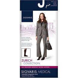 Image of SIGVARIS All Season Wool 20-30mmHg - Size: MS - Color: BROWN