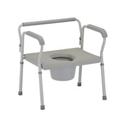 Image of Heavy Duty Commode W/ Extra Wide Seat Model: 8582 2