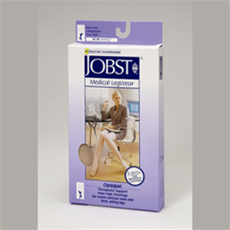 Image of Jobst for Women 30-40mmHg Opaque Knee High Support Stockings (Closed Toe) Petite 2