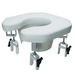 Image of Multi-Position Open Padded Raised Toilet Seat