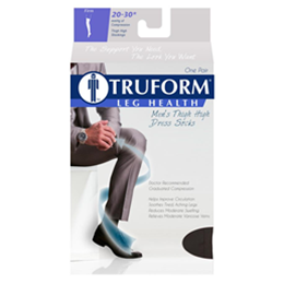 Image of 1945 TRUFORM Men's Compression Thigh-High Dress Socks 3