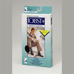 Image of Jobst for Men 20-30 mmHg Closed Toe Knee High Ribbed Compression Socks 2