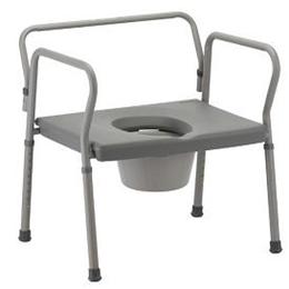 Image of Nova Ortho-Med Heavy Duty Commode w/ Extra Wide Seat 1