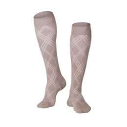Image of 1014 TOUCH Men's Compression Argyle Pattern Knee Socks 5