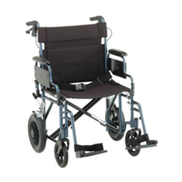 Image of 22 inch Transport Chair with 12 inch Rear Wheels 2