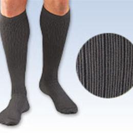 Image of Activa® Men's Microfiber Dress Socks 20-30 mm Hg Series H34 (Pinstripe Pattern) 1