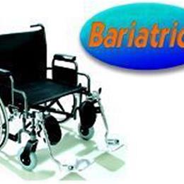 Image of Bariatric Wheelchair Rem Desk Arms  24  Wide  Elev Legrests 2