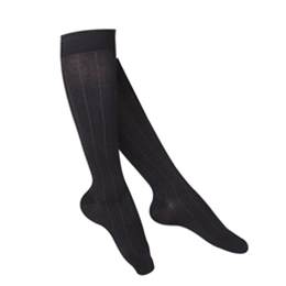 Image of 1062 TOUCH Ladies' Compression Ribbed Pattern Knee Socks 2