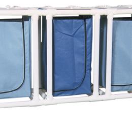 Image of HAMPER TRIPLE W/OUT HANDLE 58.75X24X37IN