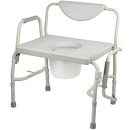 Image of Deluxe Bariatric Drop-Arm Commode 2