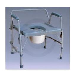 Image of Nova Ortho-Med Heavy Duty Drop-Arm Commode w/ Extra Wide Seat 1