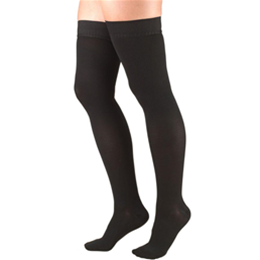 Image of 8848 TRUFORM Classic Compression Ladies' Thigh High, Closed Toe, Stay-Up Beaded Top, Stocking 3