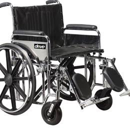 Image of Sentra Wheelchair 22  HD w/ELR  &Adj. Ht. Desk Arms 2
