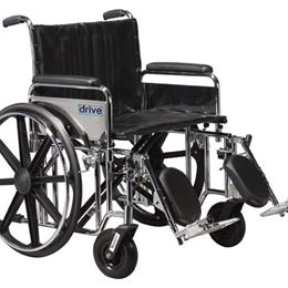 Image of Sentra Extra Heavy Duty Dual-Axle Wheelchair 1