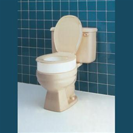 Image of Carex®: Toilet Seat Elevator Round Shape 2