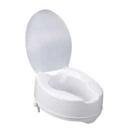 Image of Raised Toilet Seat With Lock And Lid 2