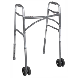 Image of Bariatric Aluminum Folding Walker, Two Button 2