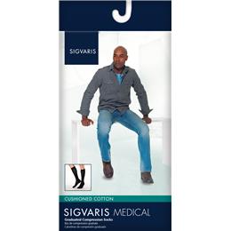 Image of SIGVARIS Cushioned Cotton 20-30mmHg - Size: XS - Color: BLACK