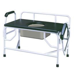 Image of Bariatric Drop Arm Bedside Commode Seat 2