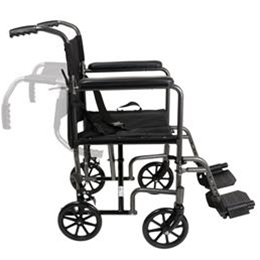 Image of Steel Transport Chair 4