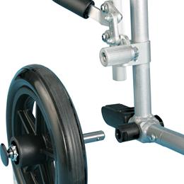 Image of Flyweight Lightweight Transport Wheelchair With Removable Wheels 3