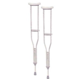 Image of TALL ADULT ALUMINUM CRUTCHES 2