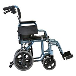 Image of Transport Chair 19 inch with 12? Rear Wheels 3
