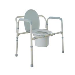 Image of Heavy Duty Bariatric Folding Bedside Commode Seat 2