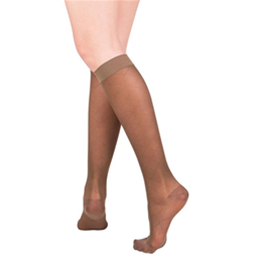 Image of 1783 TRUFORM Ladies' Sheer Diamond Pattern Knee High Sock 3