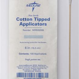 Image of APPLICATOR COTTON-TIP WOOD 6" NONSTERILE