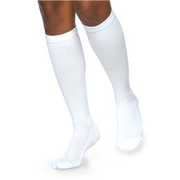 Image of SIGVARIS Cushioned Cotton 20-30mmHg - Size: SS - Color: WHITE