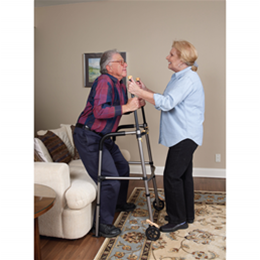 Image of Lift Walker With Retractable Stand Assist Bars 7