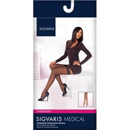 Image of SIGVARIS EverSheer 15-20mmHg - Size: MS - Color: NIGHTSHADE