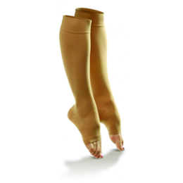 Image of Sheer Comfort Open Toe Hosiery for Women (15-20) 2