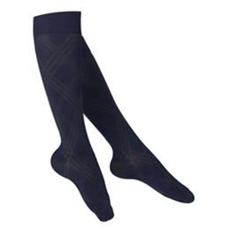 Image of 1074 TOUCH Ladies' Compression Argyle Pattern Knee Socks 3