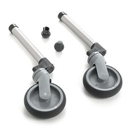 Image of 5" Swivel Wheels with Glide Tips 2