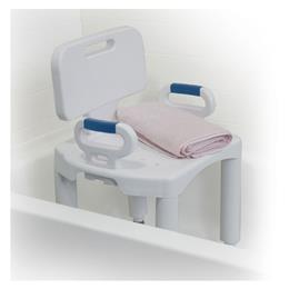 Image of Bath Bench With Back And Arms 3